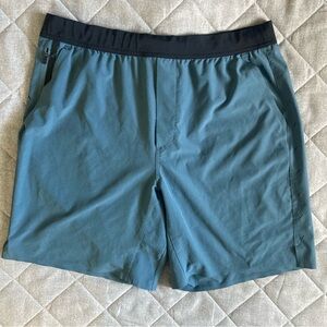 Ten Thousand Interval Shorts Mens 2XL XXL Blue Black Athletic Gym 9” TTSH002V3